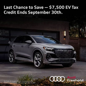 $7,500 EV Tax Credit Ends September 30th.